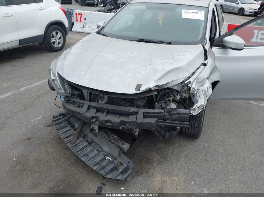 2017 Nissan Sentra VIN 3N1AB7AP3HY247455 IAAI salvage auction — FRONT END, Salvage (California), sold $925 on 2026-07-09 (photo 6)