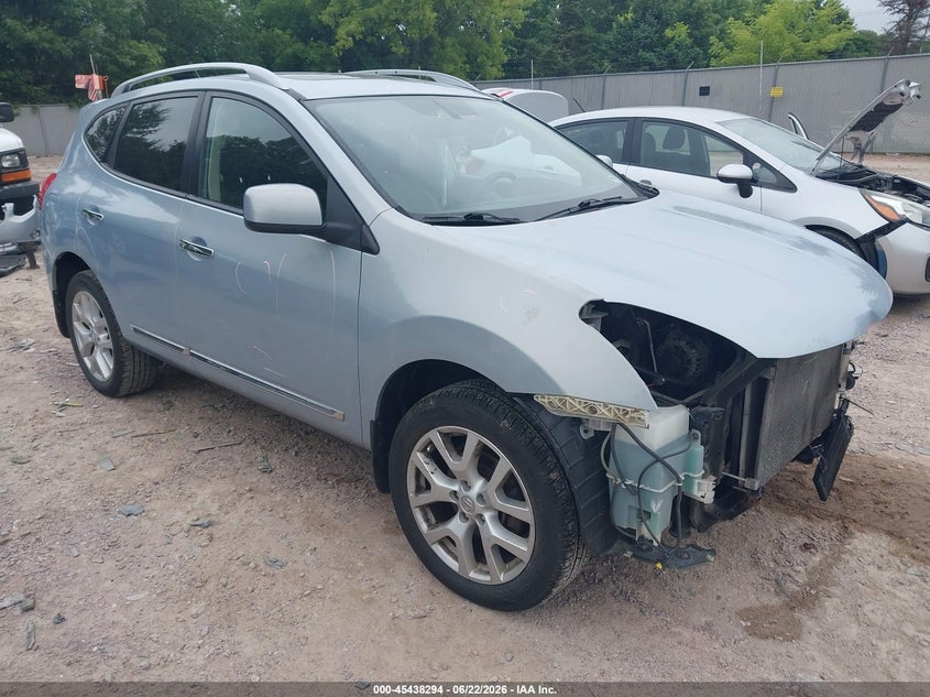 2011 Nissan Rogue VIN JN8AS5MV5BW266619 IAAI salvage auction — FRONT END, Clear (Wisconsin), sold $25 on 2026-07-22 (photo 1)
