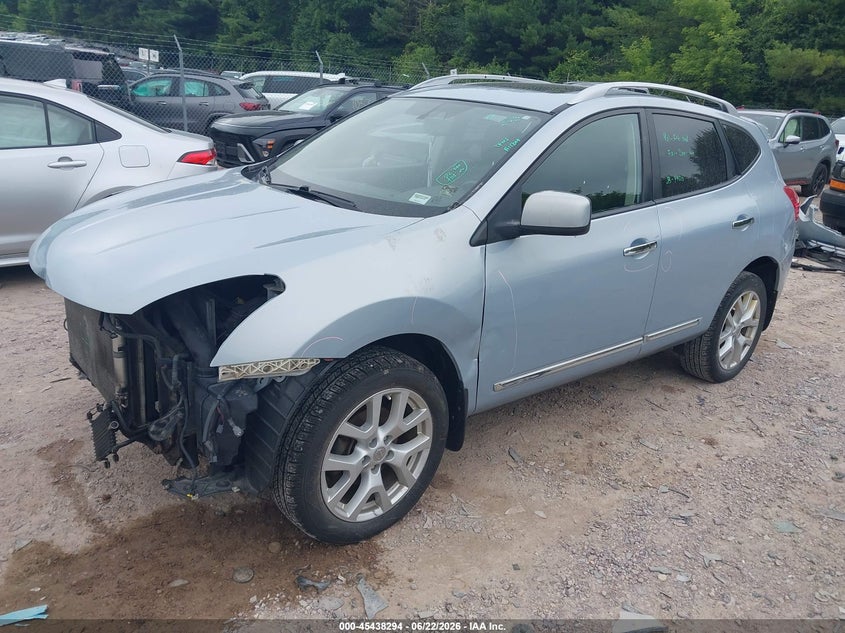 2011 Nissan Rogue VIN JN8AS5MV5BW266619 IAAI salvage auction — FRONT END, Clear (Wisconsin), sold $25 on 2026-07-22 (photo 2)