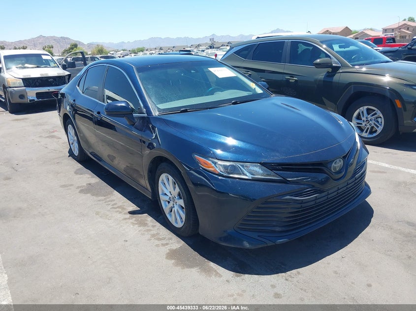 2018 Toyota Camry VIN JTNB11HK7J3048219 IAAI salvage auction — REAR END, Salvage (Arizona), sold $5,350 on 2026-07-07 (photo 1)