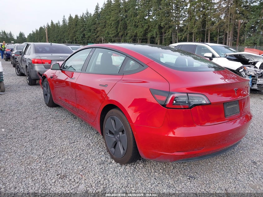 2021 Tesla Model 3 VIN 5YJ3E1EB8MF999053 IAAI salvage auction — FRONT END, Bill Of Sale (Washington), sold $5,500 on 2026-07-30 (photo 3)