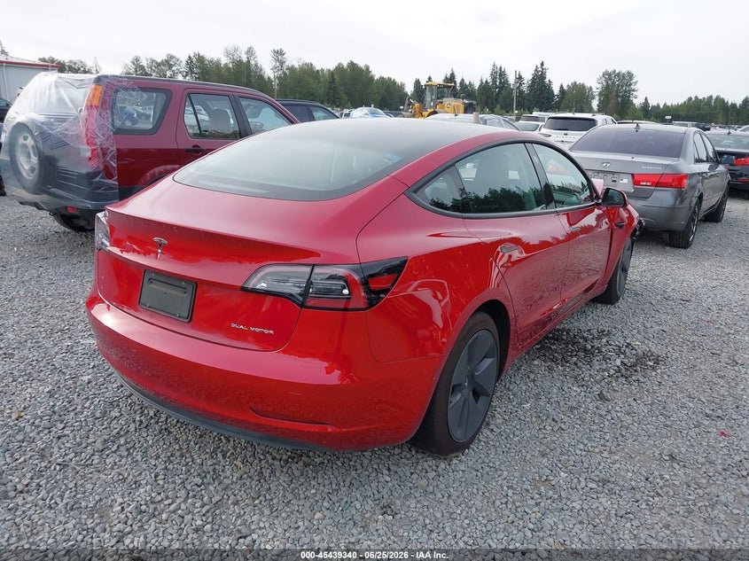 2021 Tesla Model 3 VIN 5YJ3E1EB8MF999053 IAAI salvage auction — FRONT END, Bill Of Sale (Washington), sold $5,500 on 2026-07-30 (photo 4)