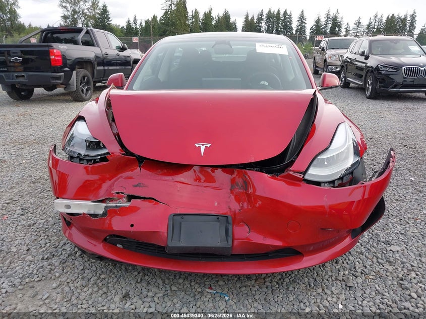 2021 Tesla Model 3 VIN 5YJ3E1EB8MF999053 IAAI salvage auction — FRONT END, Bill Of Sale (Washington), sold $5,500 on 2026-07-30 (photo 6)