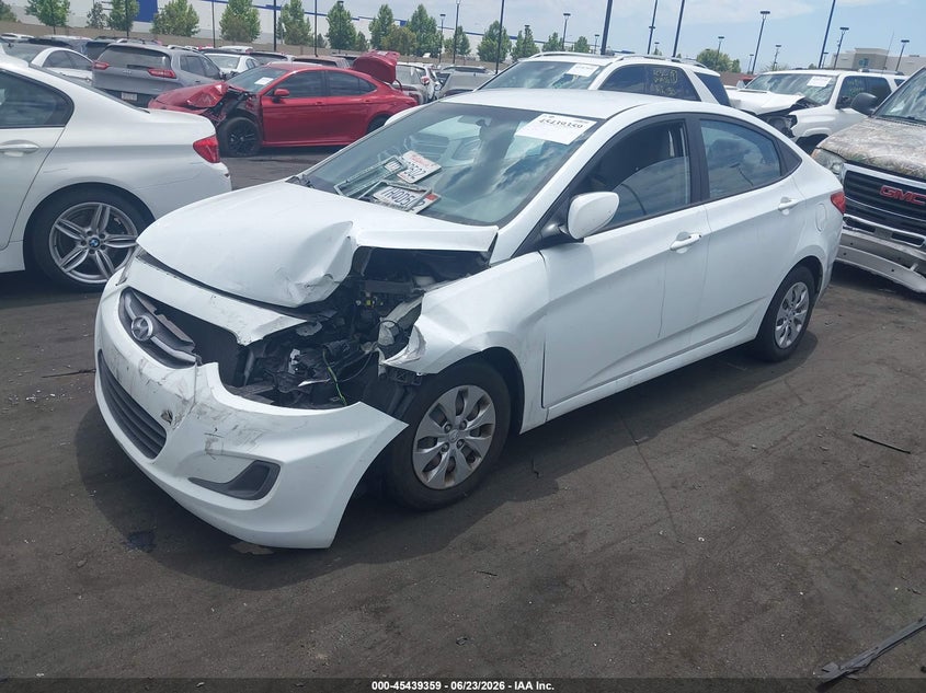 2015 Hyundai Accent VIN KMHCT4AE8FU881923 IAAI salvage auction — LEFT FRONT, Salvage Certificate (California), sold $1,050 on 2026-07-17 (photo 2)