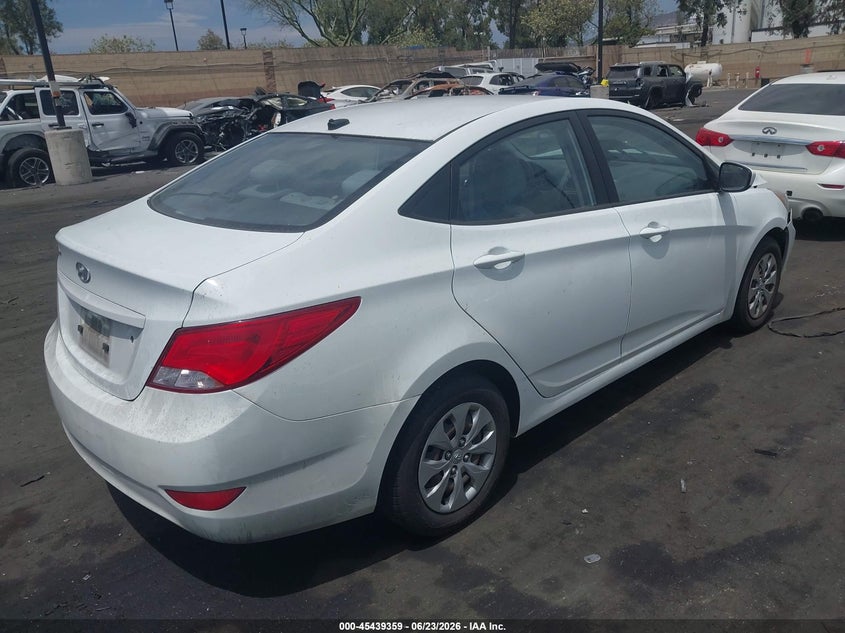 2015 Hyundai Accent VIN KMHCT4AE8FU881923 IAAI salvage auction — LEFT FRONT, Salvage Certificate (California), sold $1,050 on 2026-07-17 (photo 4)