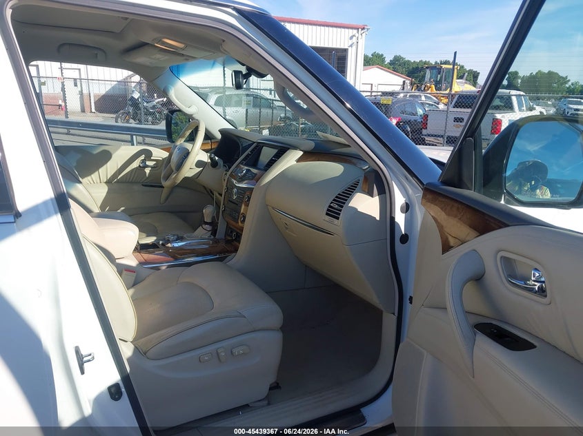 2012 Infiniti Qx56 VIN JN8AZ2NC6C9316743 IAAI salvage auction — FRONT END, Salvage (North Carolina), sold $1,650 on 2026-07-16 (photo 5)