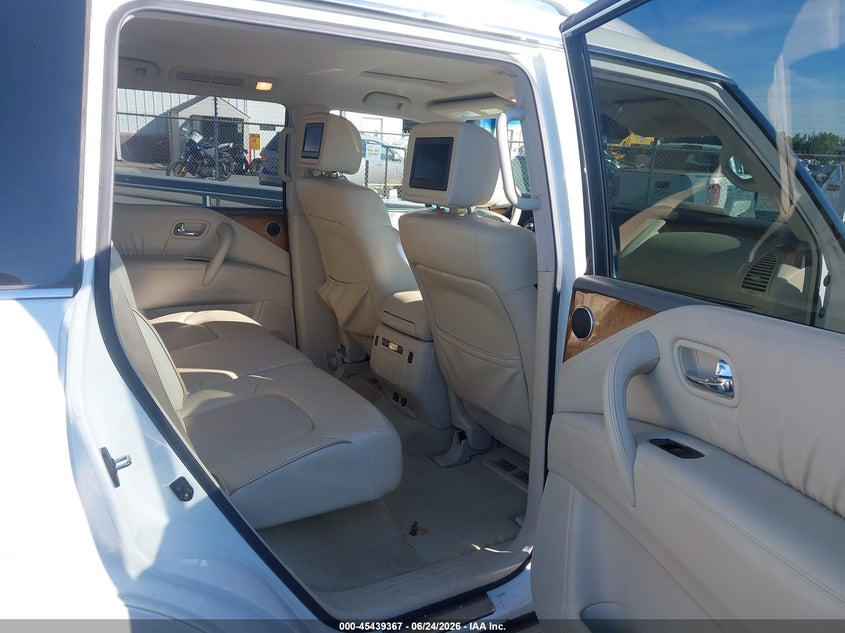 2012 Infiniti Qx56 VIN JN8AZ2NC6C9316743 IAAI salvage auction — FRONT END, Salvage (North Carolina), sold $1,650 on 2026-07-16 (photo 8)