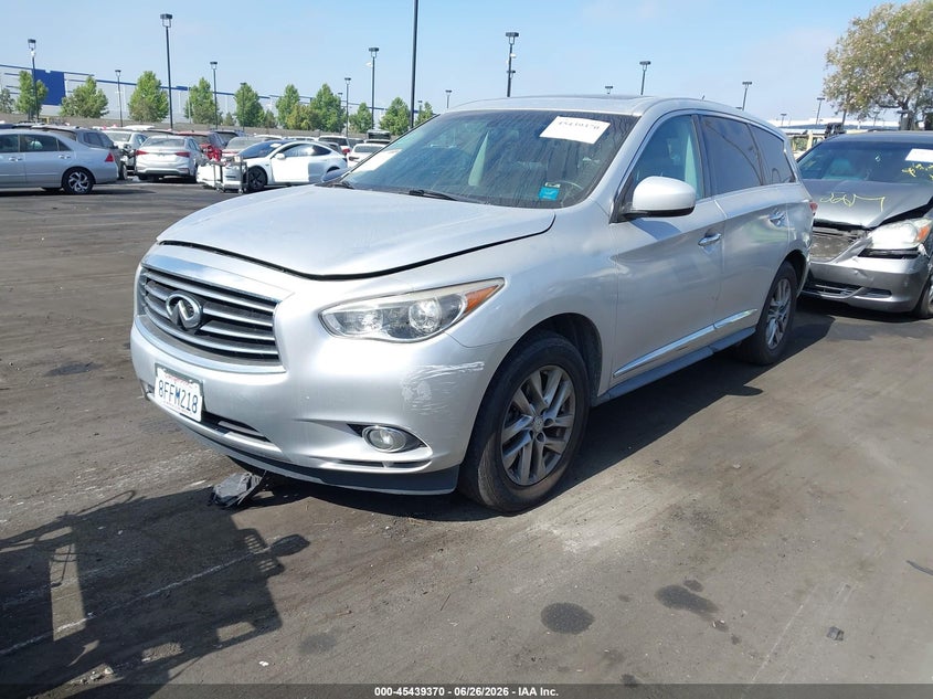 2013 Infiniti Jx VIN 5N1AL0MM4DC353186 IAAI salvage auction — RIGHT SIDE, Salvage Title, sold $2,725 on 2026-07-31 (photo 2)