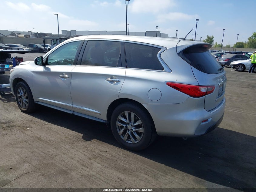 2013 Infiniti Jx VIN 5N1AL0MM4DC353186 IAAI salvage auction — RIGHT SIDE, Salvage Title, sold $2,725 on 2026-07-31 (photo 3)