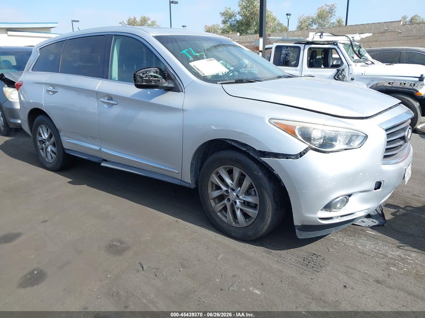 2013 Infiniti Jx VIN 5N1AL0MM4DC353186 IAAI salvage auction — RIGHT SIDE, Salvage Title, sold $2,725 on 2026-07-31 (photo 6)