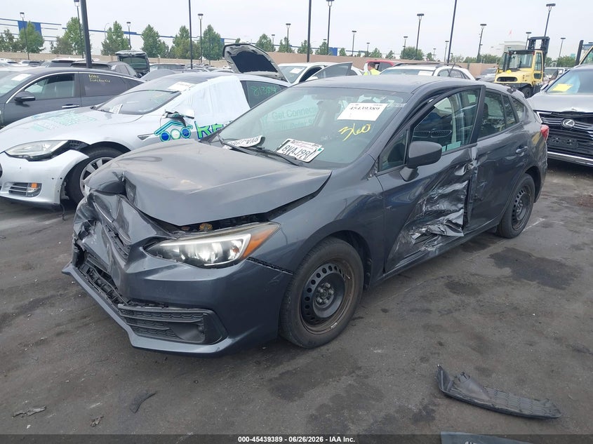 2021 Subaru Impreza VIN 4S3GTAB66M3709436 IAAI salvage auction — LEFT SIDE, Salvage Certificate (California), sold $1,525 on 2026-07-31 (photo 2)