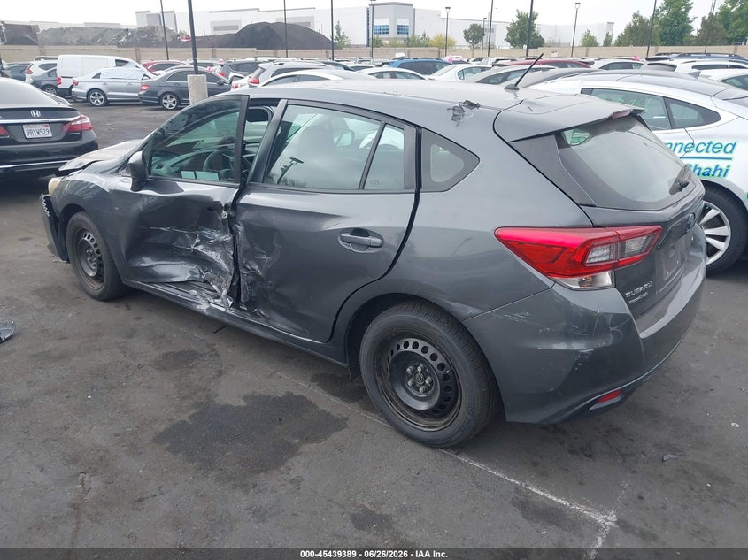 2021 Subaru Impreza VIN 4S3GTAB66M3709436 IAAI salvage auction — LEFT SIDE, Salvage Certificate (California), sold $1,525 on 2026-07-31 (photo 3)