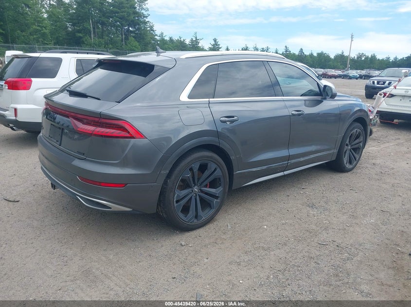 2019 Audi Q8 VIN WA1BVAF1XKD012887 IAAI salvage auction — SIDE, Salvage (Massachusetts), sold $19,250 on 2026-09-04 (photo 4)