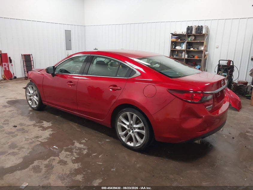 2014 Mazda 6 VIN JM1GJ1V65E1161394 IAAI salvage auction — LEFT FRONT, Regular (South Dakota), sold $700 on 2026-07-31 (photo 3)