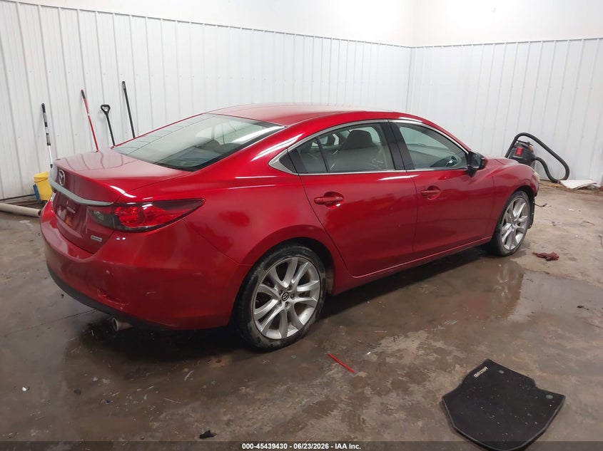 2014 Mazda 6 VIN JM1GJ1V65E1161394 IAAI salvage auction — LEFT FRONT, Regular (South Dakota), sold $700 on 2026-07-31 (photo 4)