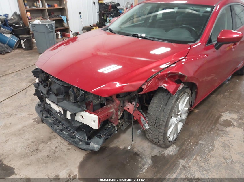 2014 Mazda 6 VIN JM1GJ1V65E1161394 IAAI salvage auction — LEFT FRONT, Regular (South Dakota), sold $700 on 2026-07-31 (photo 6)