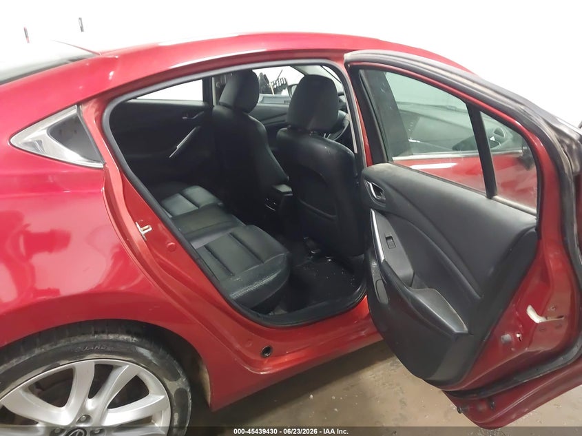 2014 Mazda 6 VIN JM1GJ1V65E1161394 IAAI salvage auction — LEFT FRONT, Regular (South Dakota), sold $700 on 2026-07-31 (photo 8)
