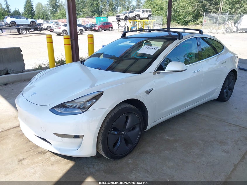 2019 Tesla Model 3 VIN 5YJ3E1EA8KF300198 IAAI salvage auction — REAR END, Bill Of Sale (Washington), sold $6,600 on 2026-07-11 (photo 2)