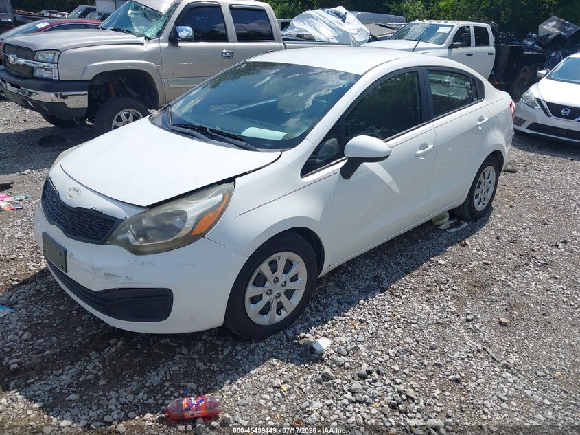 2013 Kia Rio VIN KNADM4A37D6305520 IAAI salvage auction — UNKNOWN, Salvage (Tennessee), sold $25 on 2026-07-30 (photo 2)