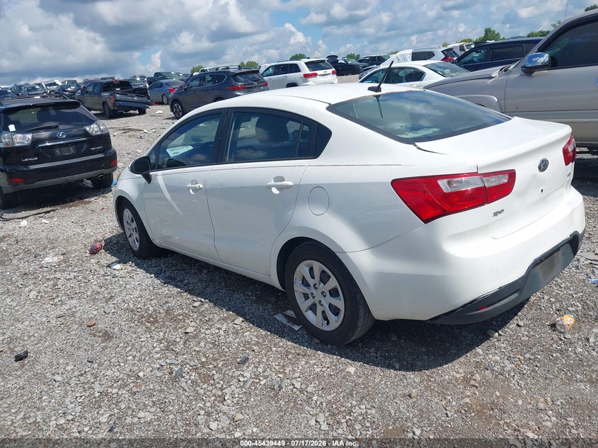 2013 Kia Rio VIN KNADM4A37D6305520 IAAI salvage auction — UNKNOWN, Salvage (Tennessee), sold $25 on 2026-07-30 (photo 3)