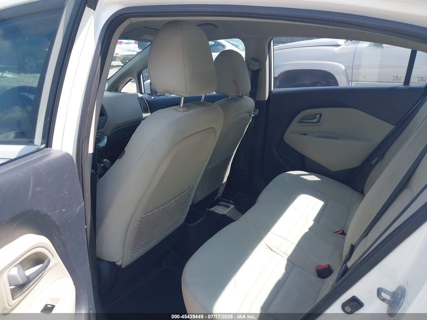 2013 Kia Rio VIN KNADM4A37D6305520 IAAI salvage auction — UNKNOWN, Salvage (Tennessee), sold $25 on 2026-07-30 (photo 8)