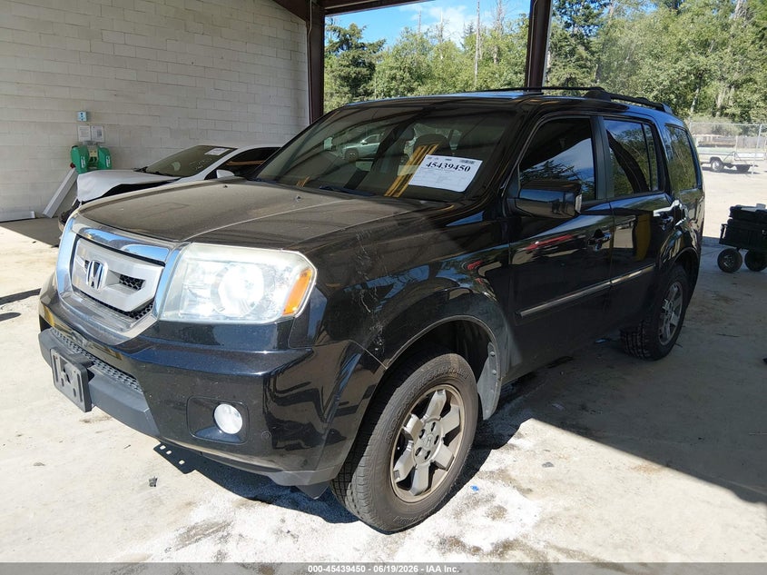 2010 Honda Pilot VIN 5FNYF4H92AB014352 IAAI salvage auction — REAR END, Bill Of Sale (Washington), sold $1,550 on 2026-07-11 (photo 2)