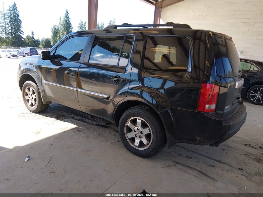 2010 Honda Pilot VIN 5FNYF4H92AB014352 IAAI salvage auction — REAR END, Bill Of Sale (Washington), sold $1,550 on 2026-07-11 (photo 3)