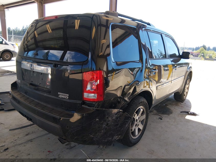 2010 Honda Pilot VIN 5FNYF4H92AB014352 IAAI salvage auction — REAR END, Bill Of Sale (Washington), sold $1,550 on 2026-07-11 (photo 4)