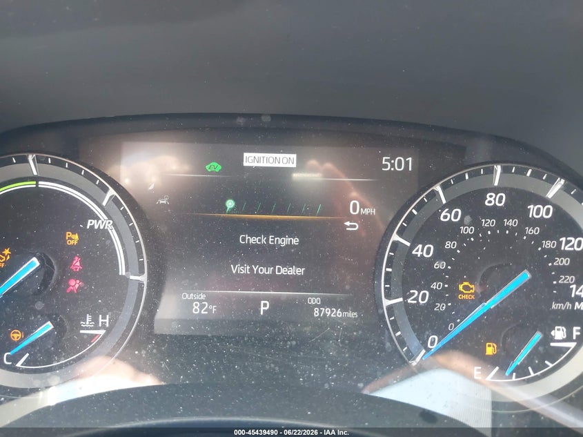 2021 Toyota Highlander VIN 5TDEBRCH7MS022084 IAAI salvage auction — RIGHT FRONT, Salvage Title, sold $24,100 on 2026-07-20 (photo 7)