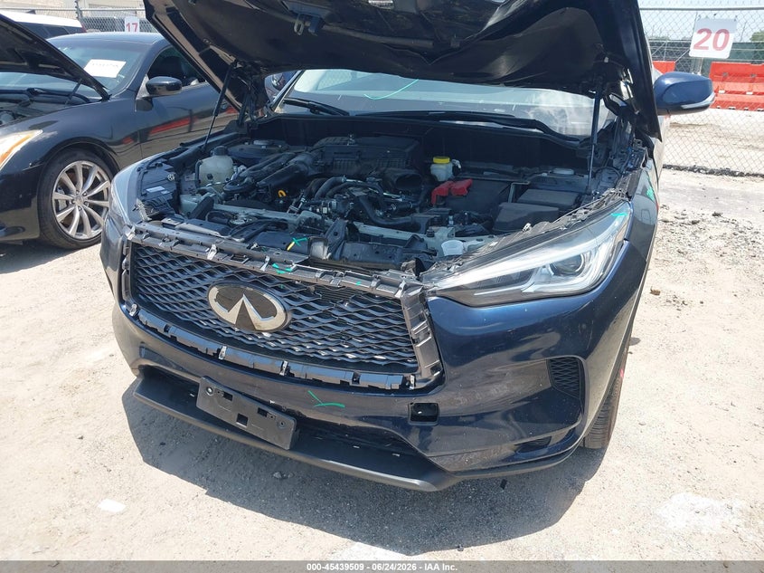 2024 Infiniti Qx50 VIN 3PCAJ5BA2RF106954 IAAI salvage auction — FRONT END, Original (Texas), sold $11,100 on 2026-08-12 (photo 6)