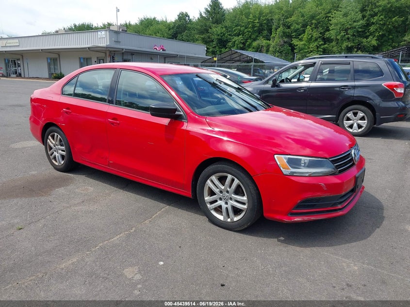 2015 Volkswagen Jetta VIN 3VW2K7AJ9FM252433 IAAI salvage auction — NORMAL WEAR, Clear (Connecticut), sold $675 on 2026-07-26 (photo 1)