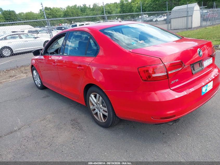 2015 Volkswagen Jetta VIN 3VW2K7AJ9FM252433 IAAI salvage auction — NORMAL WEAR, Clear (Connecticut), sold $675 on 2026-07-26 (photo 3)