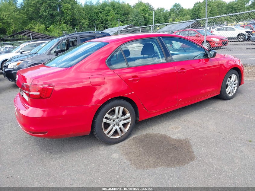 2015 Volkswagen Jetta VIN 3VW2K7AJ9FM252433 IAAI salvage auction — NORMAL WEAR, Clear (Connecticut), sold $675 on 2026-07-26 (photo 4)