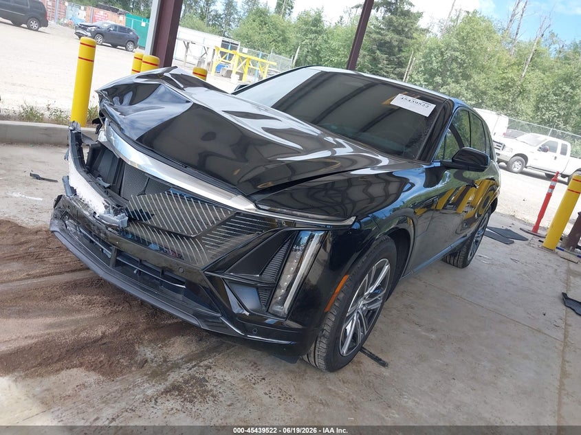 2024 Cadillac Lyriq VIN 1GYKPPRL3RZ123711 IAAI salvage auction — FRONT END, Bill Of Sale (Washington), sold $13,300 on 2026-07-04 (photo 2)