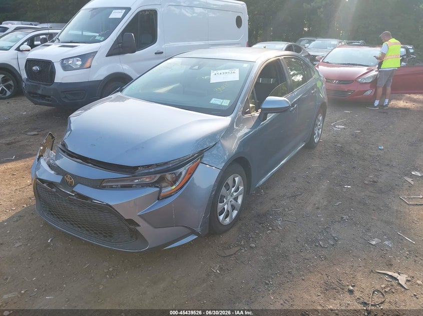 2020 Toyota Corolla VIN JTDEPRAE0LJ093844 IAAI salvage auction — FRONT END, Mv-907A (New York), sold $4,800 on 2026-07-14 (photo 2)