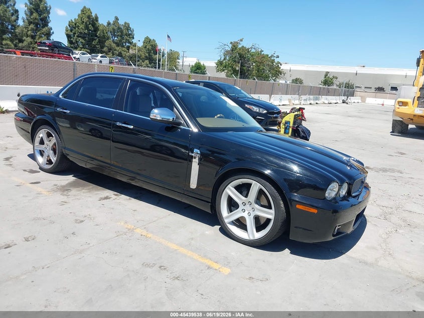 2008 Jaguar Xj series VIN SAJWA82C28TH26096 IAAI salvage auction — LEFT FRONT, Salvage (California), sold $1,450 on 2026-07-12 (photo 1)