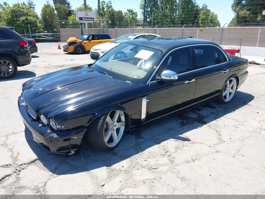 2008 Jaguar Xj series VIN SAJWA82C28TH26096 IAAI salvage auction — LEFT FRONT, Salvage (California), sold $1,450 on 2026-07-12 (photo 2)