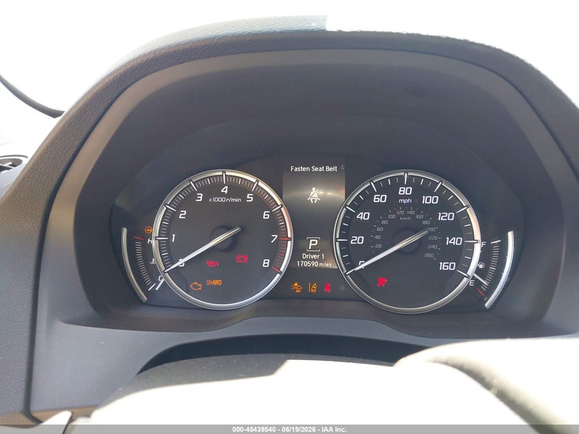 2016 Acura Mdx VIN 5FRYD4H47GB001193 IAAI salvage auction — NORMAL WEAR, Clear (Indiana), sold $2,575 on 2026-07-12 (photo 7)