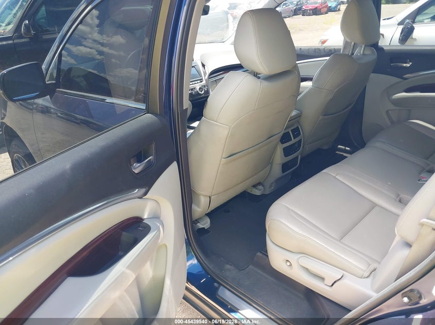 2016 Acura Mdx VIN 5FRYD4H47GB001193 IAAI salvage auction — NORMAL WEAR, Clear (Indiana), sold $2,575 on 2026-07-12 (photo 8)