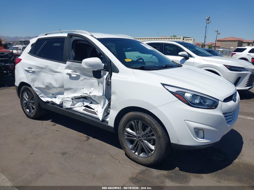 2014 Hyundai Tucson VIN KM8JU3AG5EU824805 IAAI salvage auction — RIGHT SIDE, Salvage (Arizona), sold $1,900 on 2026-07-07 (photo 6)
