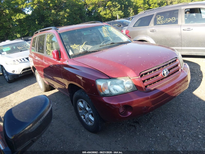 2004 Toyota Highlander VIN JTEHD21A540031661 IAAI salvage auction — SIDE, Bill Of Sale (New York), sold $25 on 2026-07-28 (photo 1)