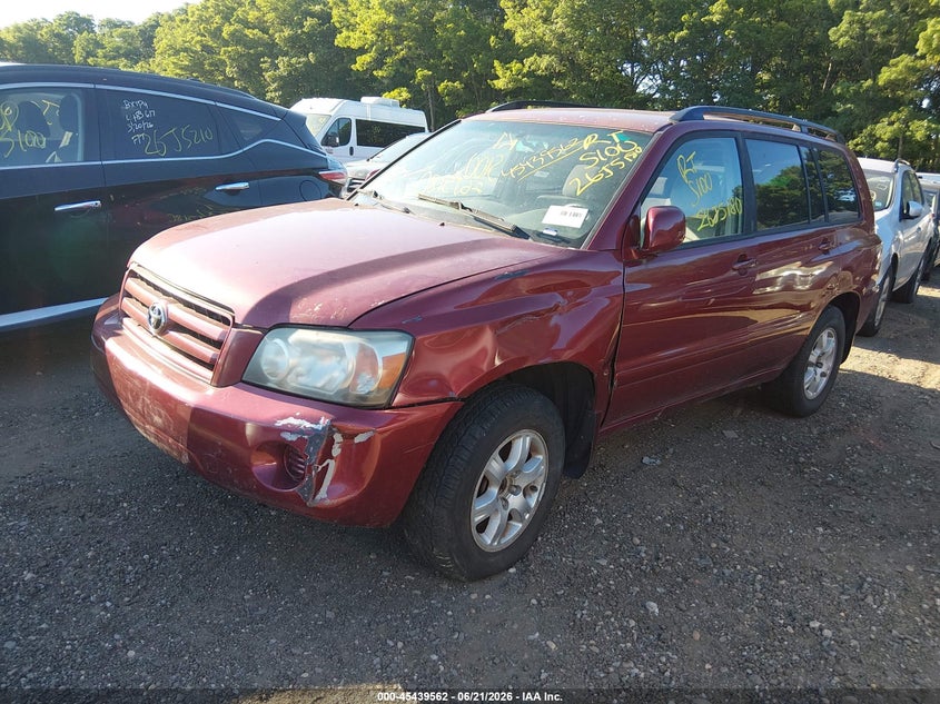 2004 Toyota Highlander VIN JTEHD21A540031661 IAAI salvage auction — SIDE, Bill Of Sale (New York), sold $25 on 2026-07-28 (photo 2)