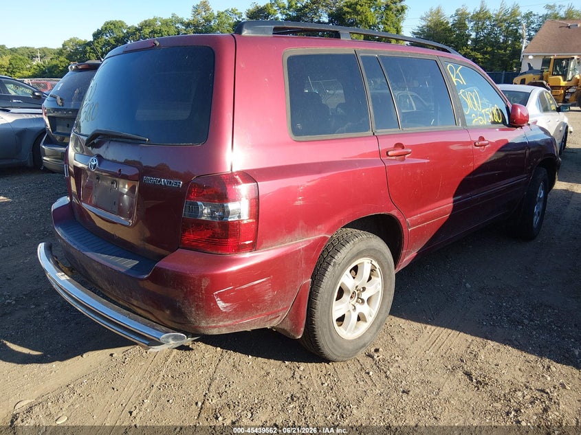 2004 Toyota Highlander VIN JTEHD21A540031661 IAAI salvage auction — SIDE, Bill Of Sale (New York), sold $25 on 2026-07-28 (photo 4)