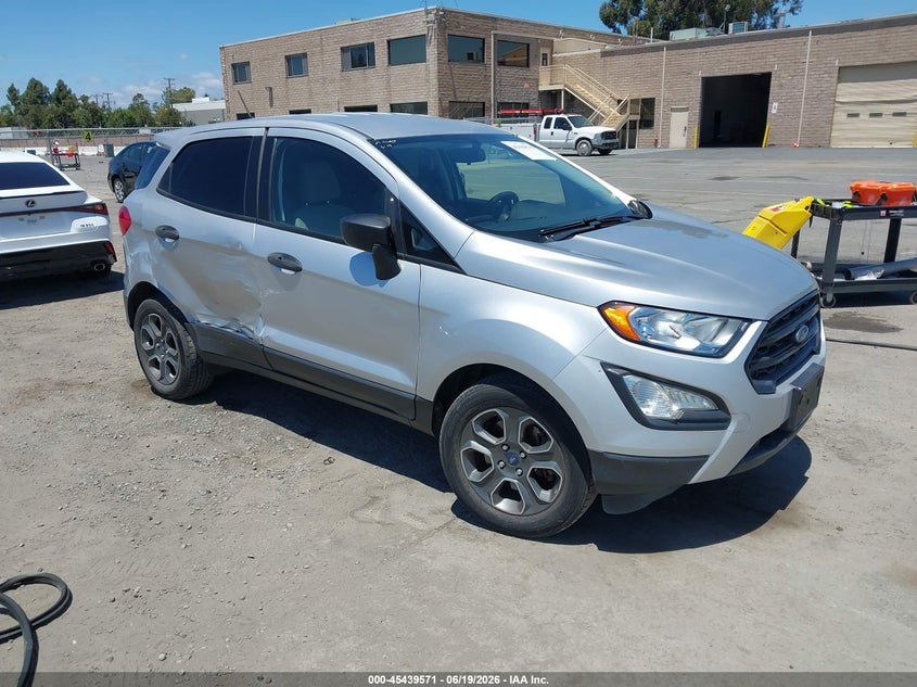 2018 Ford Ecosport VIN MAJ3P1RE7JC183481 IAAI salvage auction — SIDE, Salvage Title, sold $1,400 on 2026-07-27 (photo 1)