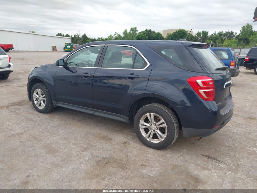 2017 Chevrolet Equinox VIN 2GNALBEK5H1533325 IAAI salvage auction — NORMAL WEAR, Clear - Public Restricted (Oklahoma), sold $1,100 on 2026-07-17 (photo 3)