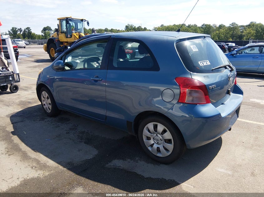 2007 Toyota Yaris VIN JTDJT923875107768 IAAI salvage auction — RIGHT SIDE, Salvage (South Carolina), sold $450 on 2026-07-22 (photo 3)