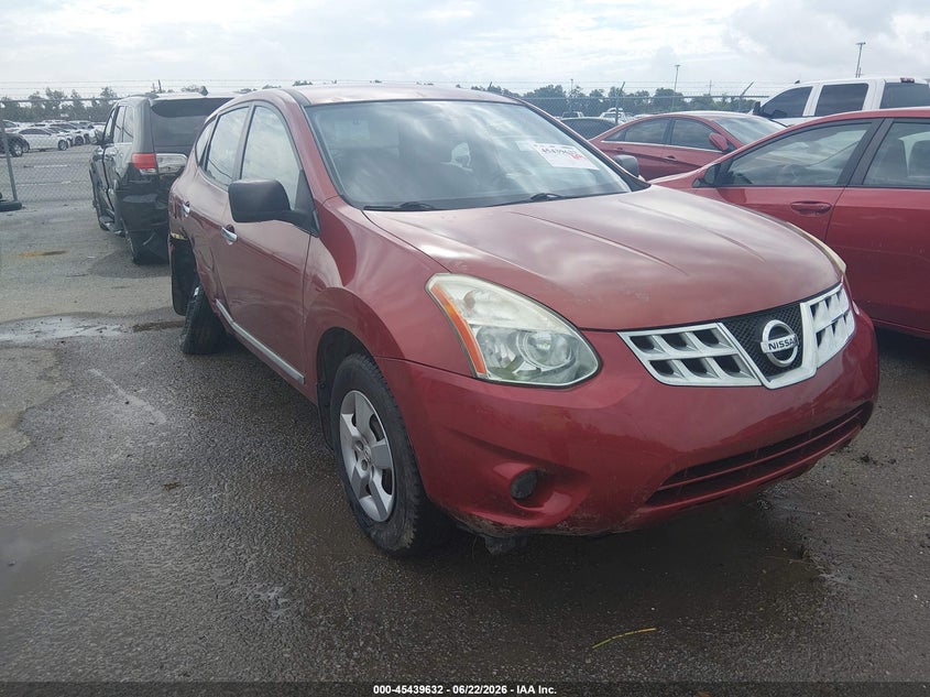 2012 Nissan Rogue VIN JN8AS5MT7CW303072 IAAI salvage auction — REAR END, Salvage Title, sold $25 on 2026-07-28 (photo 1)
