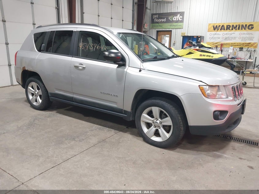 2011 Jeep Compass VIN 1J4NF1FB6BD276191 IAAI salvage auction — NORMAL WEAR, Clear (North Dakota), sold $875 on 2026-07-09 (photo 1)