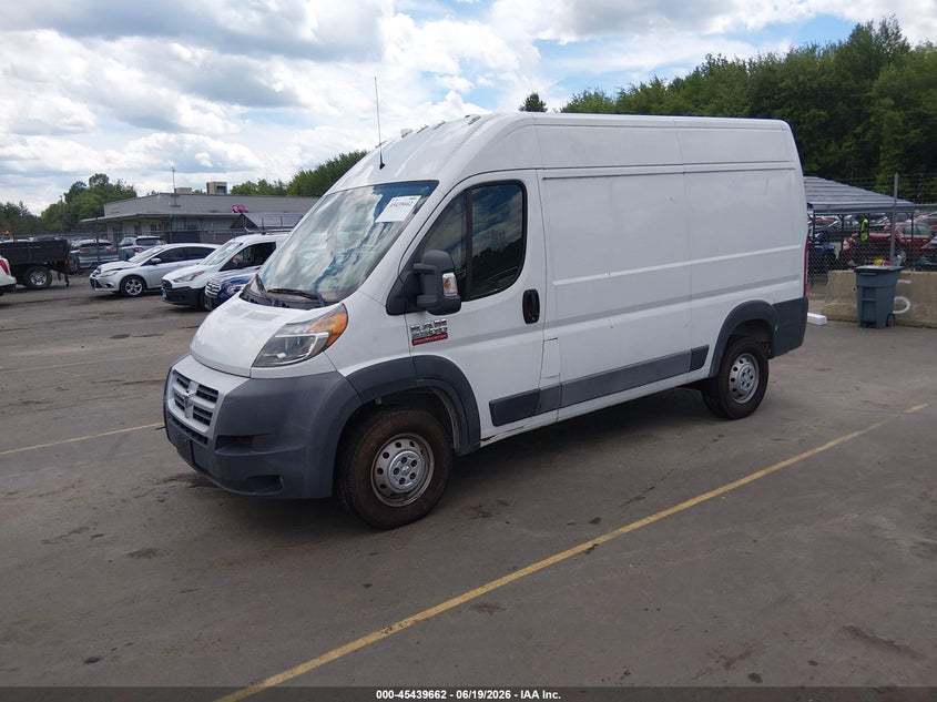 2015 Ram Promaster 2500 VIN 3C6TRVCD5FE509734 IAAI salvage auction — NORMAL WEAR, Clear (Connecticut), sold $3,250 on 2026-07-09 (photo 2)
