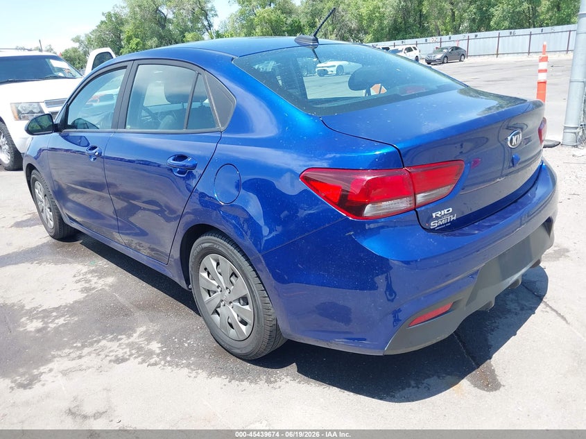 2019 Kia Rio VIN 3KPA24AB2KE178640 IAAI salvage auction — NORMAL WEAR, Clear (Utah), sold $2,550 on 2026-07-09 (photo 3)